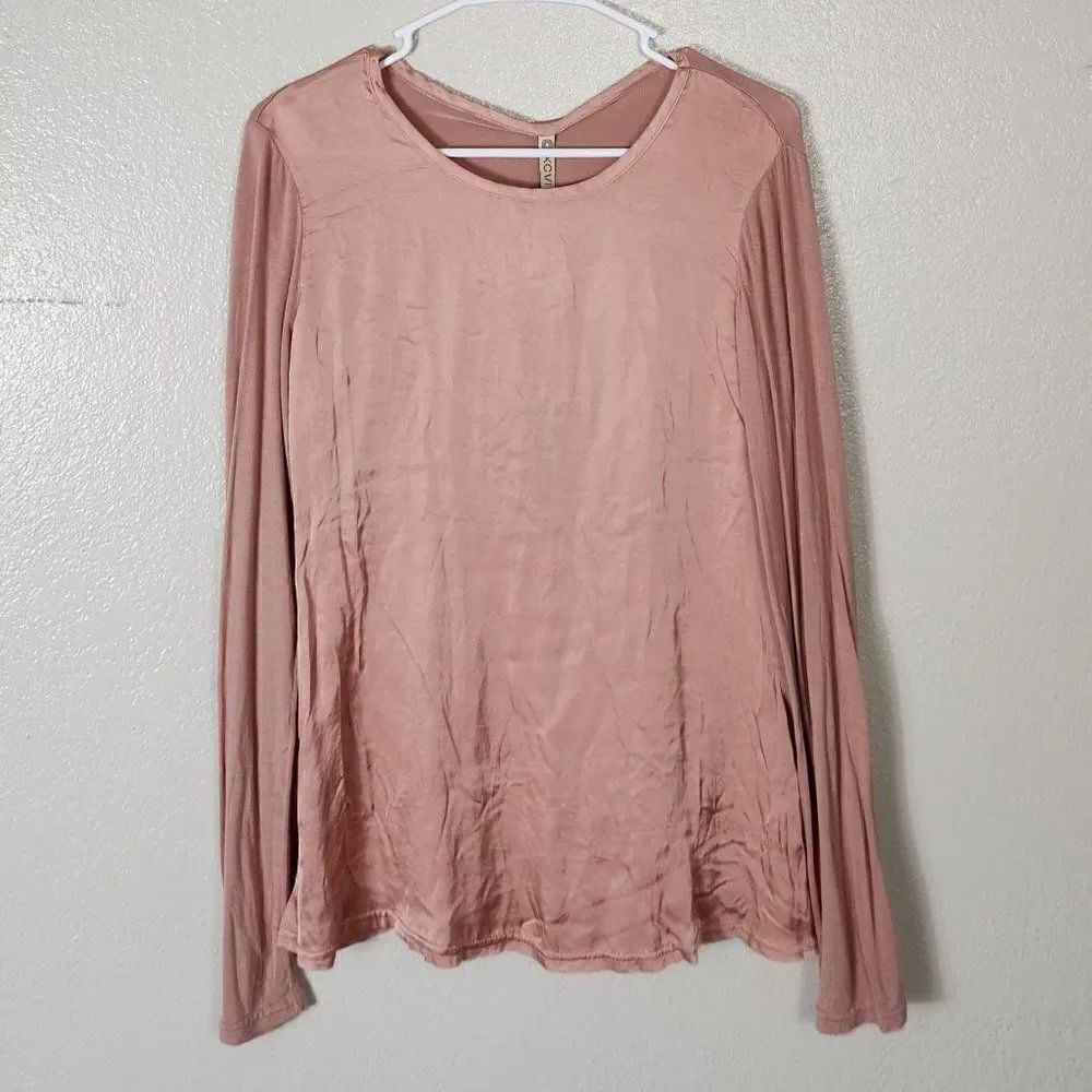 XCVI Shirt Size XS Long Sleeves Pink NWT